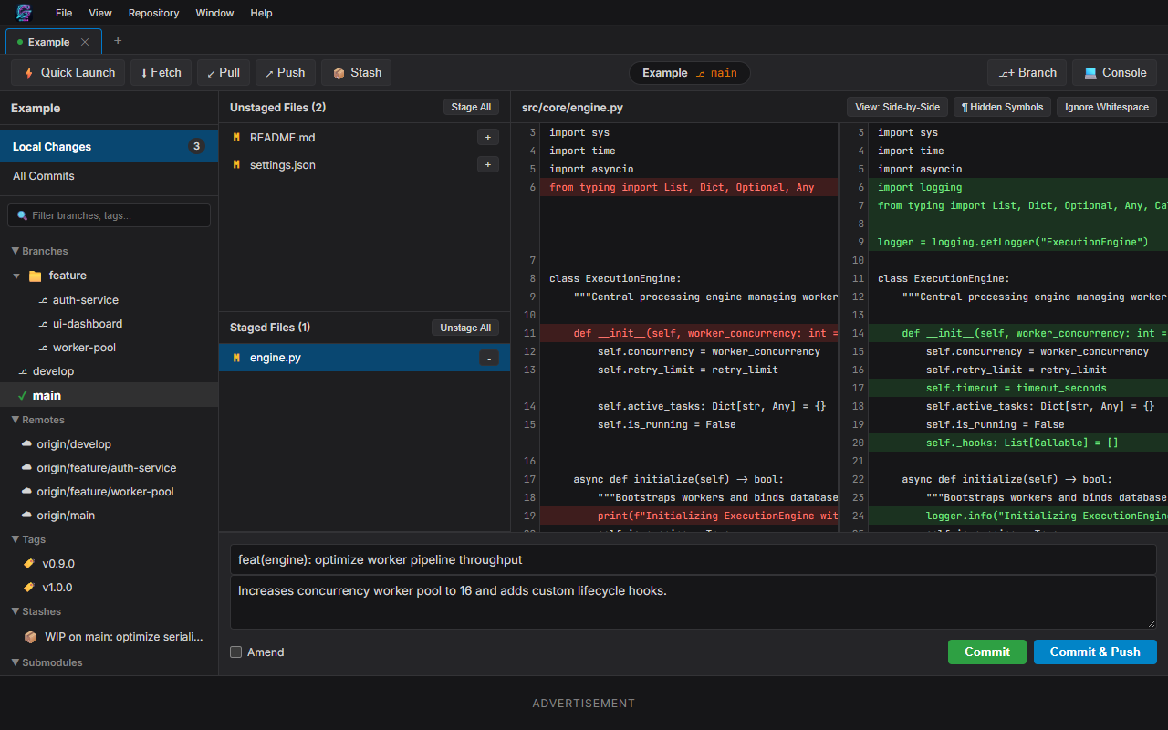 Commit & Staging
